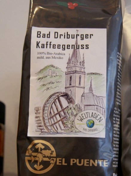 Bad Driburger Kaffeegenuss 250 g Bohnen U.P.
