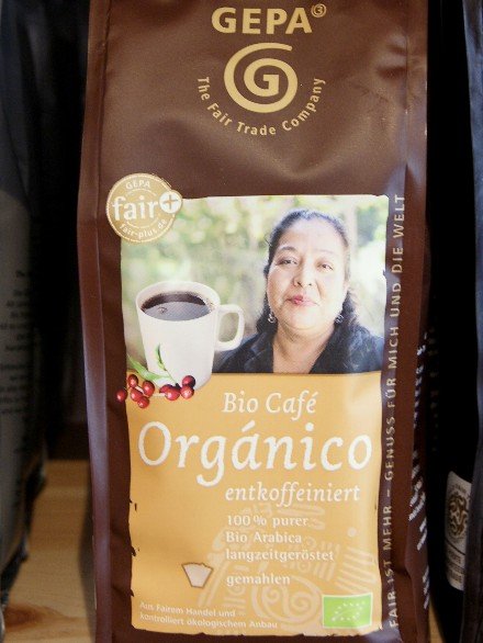 Organico entkoffeiniert 250 g gemahlen U.P.