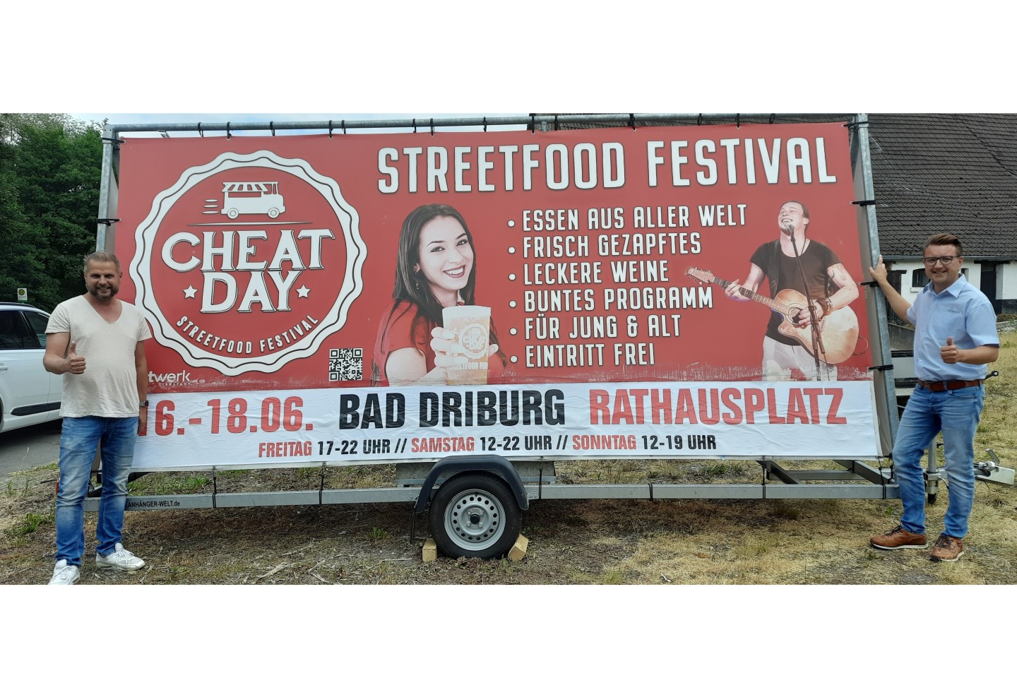 😎 CHEATDAY „Street Food Festival“ in Bad Driburg vom 16.-18. Juni 2023 auf dem Rathausvorplatz 😎