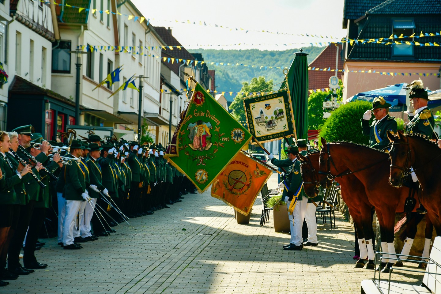 Foto: Schützenfest Freitag, Antreten am Alten Markt