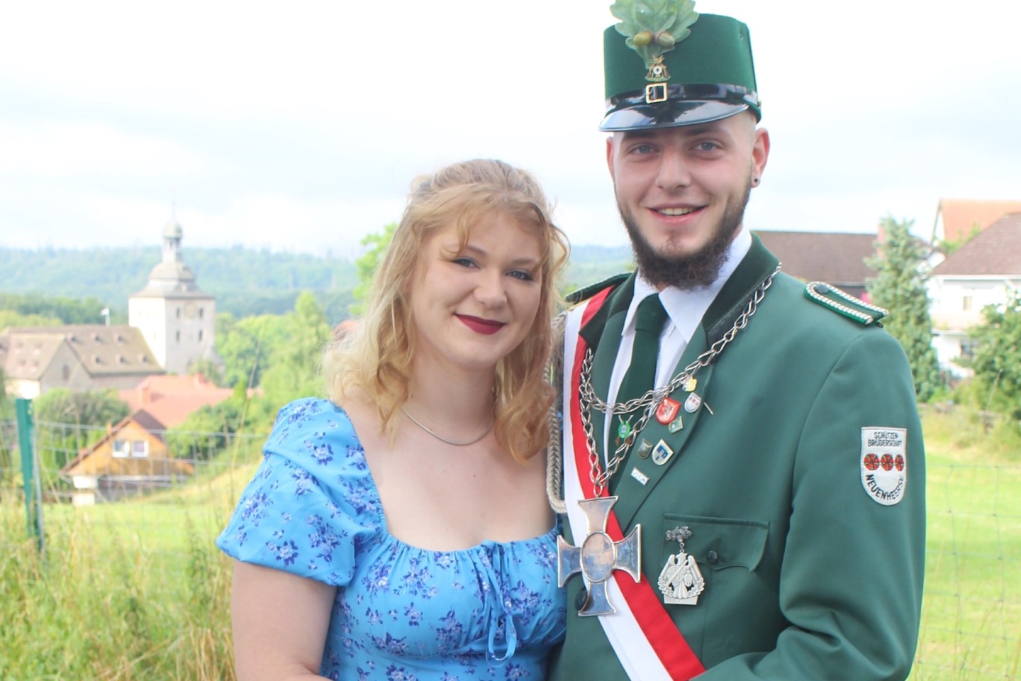  Jungschützenprinzenpaar Jenni Mannott und Dustin Brosig