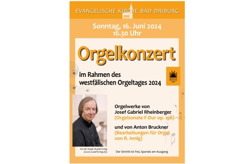 Orgelvirtuose Rudolf Innig lässt die „Königin“ erklingen